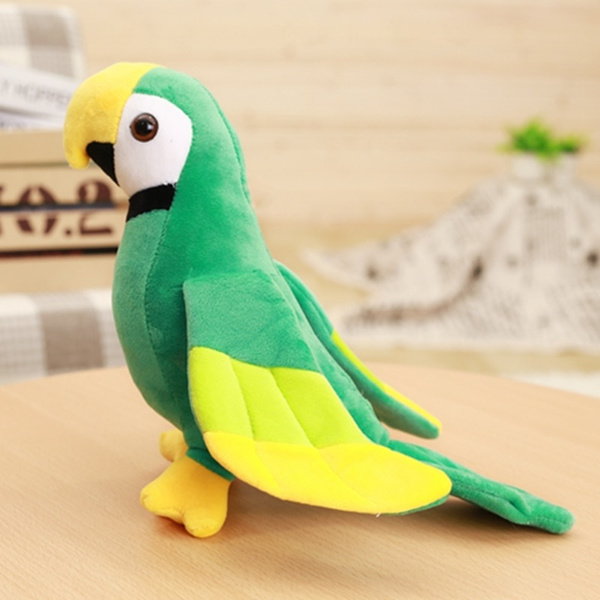 cuddly toy parrot