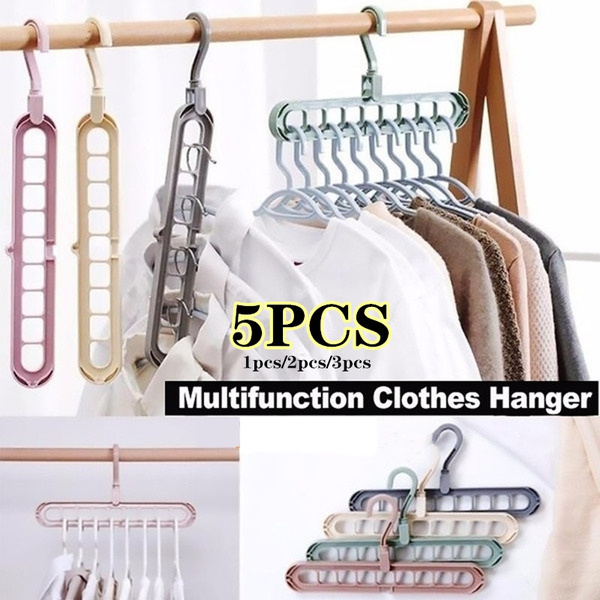 Multi port Support Circle Clothes Hanger Clothes Drying Rack Multifunction Plastic Scarf Clothes Hangers Hangers Storage Racks