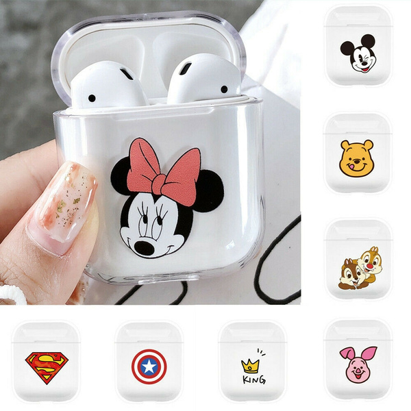 Minnie Mickey Marvel Clear Hard PC Cover for Apple Airpods Charging Case  Disney | Wish