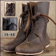 vintageboot, Plus Size, Leather Boots, Medieval