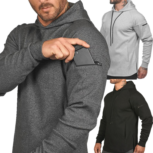 Hoodie with phone online pocket