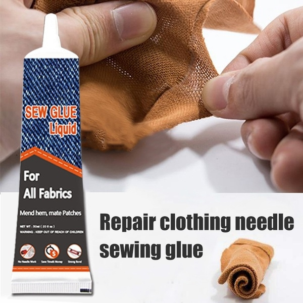 Secure Stitch Liquid Sewing Solution Kit No Sew Glue Fast Tack No