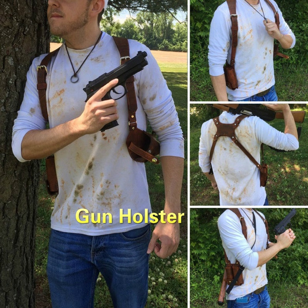 leather shoulder holster fashion