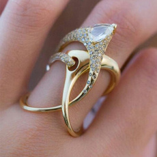 DIAMOND, Women Ring, gold, 18k gold ring