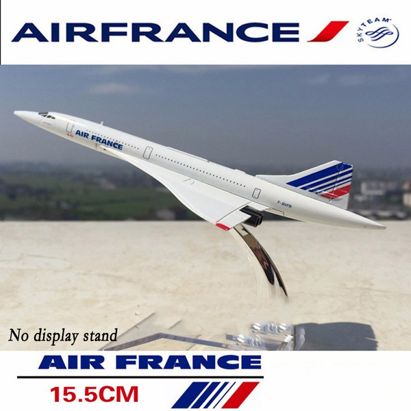 1/400 Concorde Diecast Air France 1976-2003 Aircraft Plane Model Toy Gift 