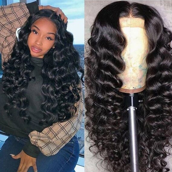 28 INCH Brazilian Wigs Loose Deep Wave Wigs For Women American Wigs One More Remy Wigs