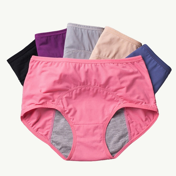 Leak Proof Menstrual Panties Physiological Pants Women Underwear Period  Cotton Waterproof Briefs