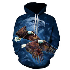 Eagles, Fashion, Hoodies, 3D hoodies