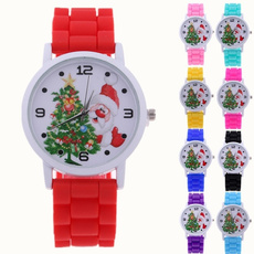 quartz, silicone watch, Christmas, Gifts