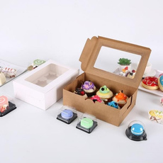 Box, cupcakesbox, kraftpaperbox, cupcake