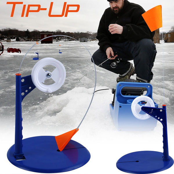 Ice Fishing Tip Up Fishing Rod Holder Round Disc Ice Fishing