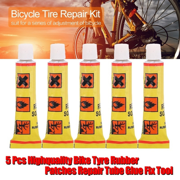  Tire Repair Glue, 5PCS, Yellow : Sports & Outdoors