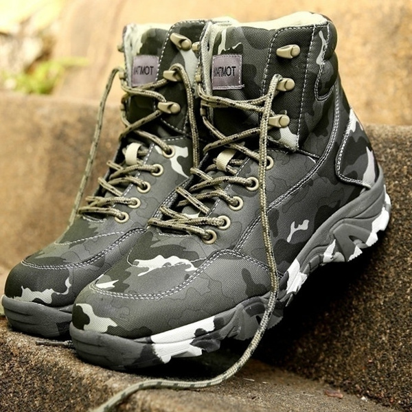 Blackbenz Men Military Tactical Boots Combat Outdoor Army Hiking Boots
