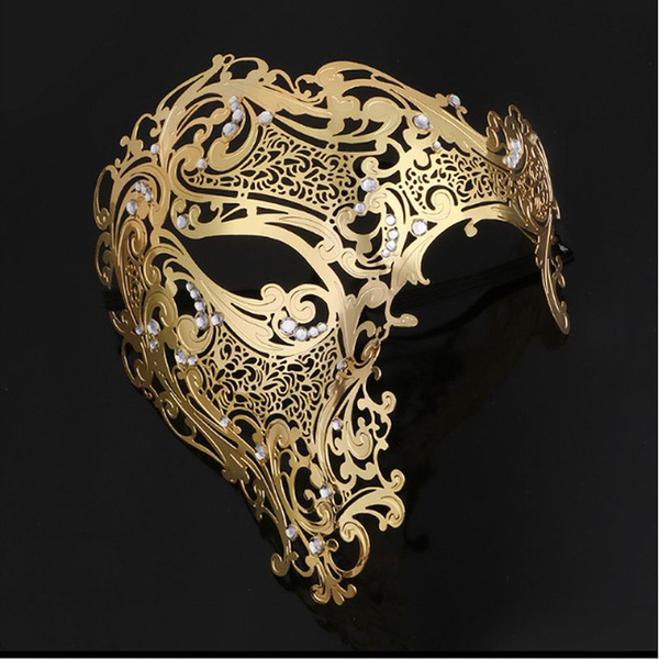 Vampire Diaries Mask Laser Cut Metal Masquerade Mask Venetian 