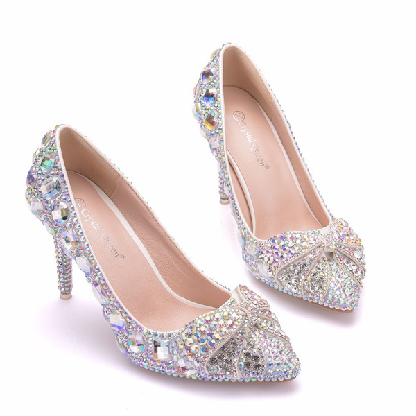 butterfly diamond heels