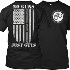 justgut, T Shirts, correctional, gunsshirt