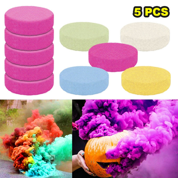 Colorful Smoke Cake Bomb Spray Smoke Effect Show Round Bomb Party Stage  Studio Photography Prop Magic Light Fog Smoke Pill Maker