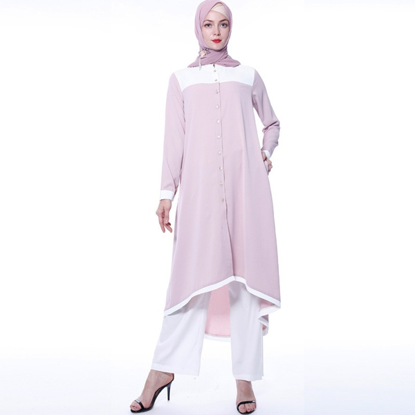 Abaya Dubai Muslim Tops Ensemble Femme 