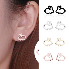 Steel, Black Earrings, Stainless Steel, stainless steel earrings