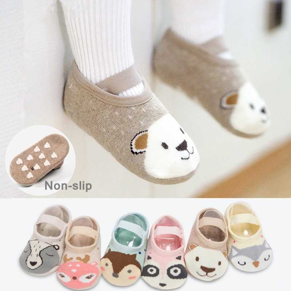 2023 New Baby Shoes and Socks Baby Cartoon Floor Sock Anti-skid