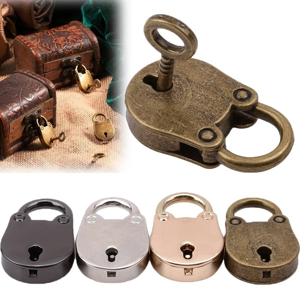 Love Locks Personalized Antique Padlock with Keys (Copper)