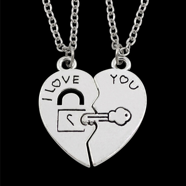 This love lock necklace is a sweet and cute gift idea and