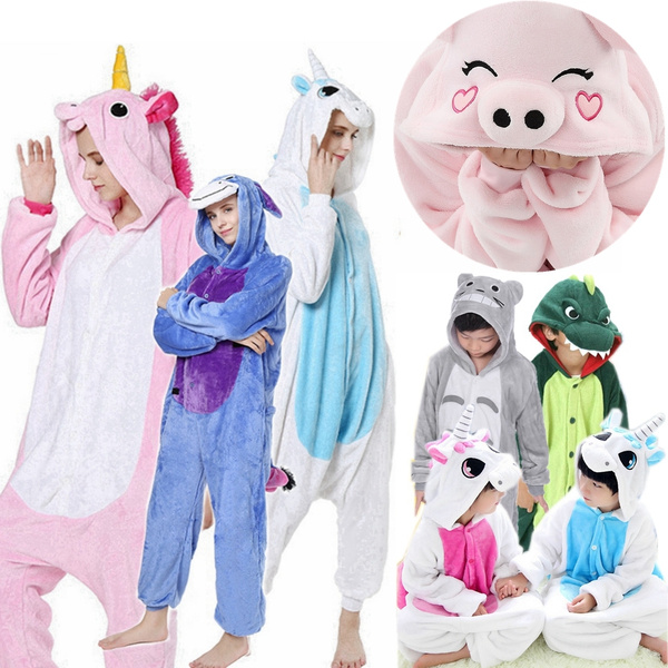 Children Animal Cosplay One piece Pajamas Kigurumi Unisex Costume Sleepwear