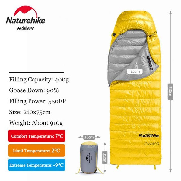 down backpacking sleeping bag
