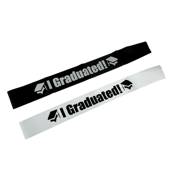 Details about   1Pc Graduated Satin Sash Graduate Gift Celebration Party Photo booth Props CAKF 