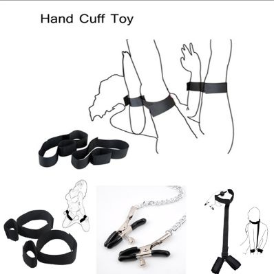 Unisex Toys Tricks Hands and Feet Sex Toy Bundle Binding Breast