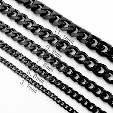 24, Steel, Chain Necklace, Men  Necklace