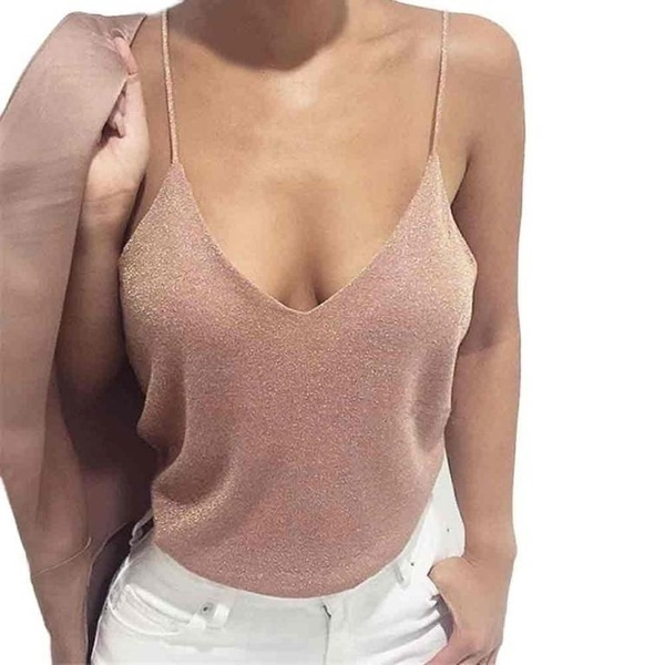 deep v neck camisole