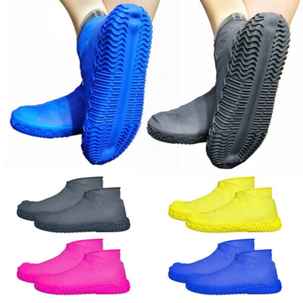 Overshoes Rain Silicone Waterproof Shoe Covers Boot Protector Recyclable NEW 