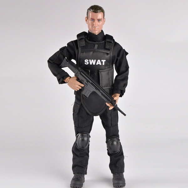 1/6 SWAT Uniform Soldier Action Figure 12" Military Army Suit Male Model 