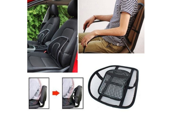 Practical Car Seat Office Chair Back Lumbar Support Mesh Cushion Pad