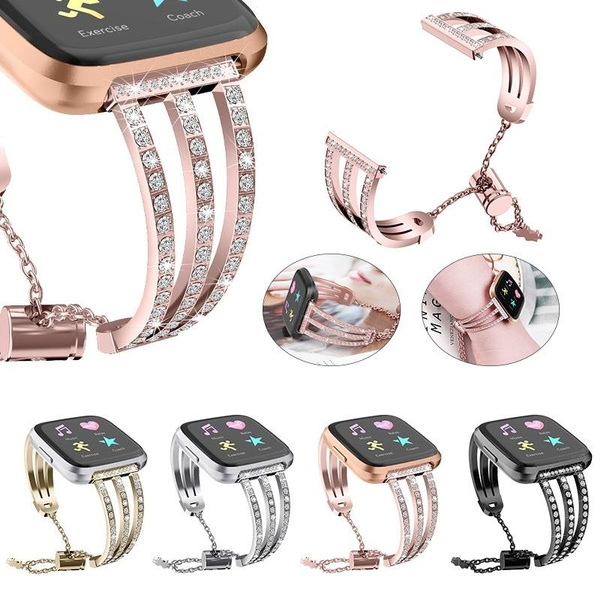 fitbit versa bling bands