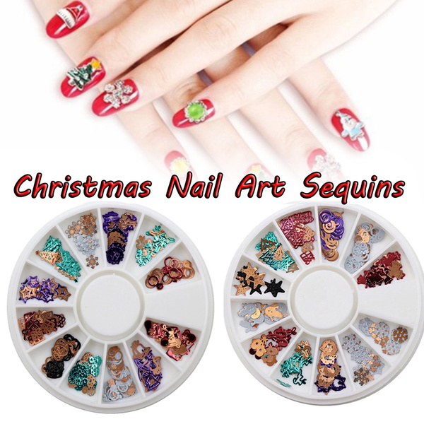 Jewelry Nail Christmas, 3d Christmas Nail Decorations