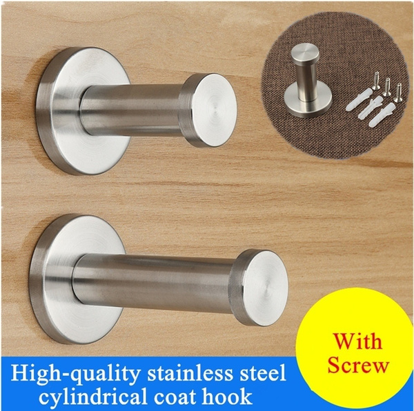 Coat Hook Hook Aluminum, Wardrobe Screw, Wall Hooks