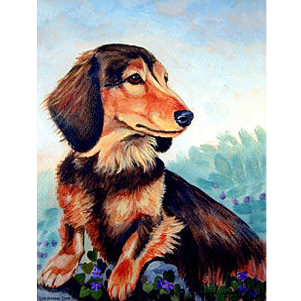 Dachshund New Arrivals Diamond Painting Animals Cross Stitch DIY