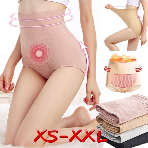 XS-XXL Womens High Waist Tummy Control Body Shaper Briefs 360 Body Shaper  Slimming Women Waist Trainer Belly Control Underwear Waist and Hip Pants  Underwear for Woman Free Stuff