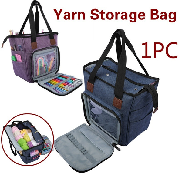 1pc Yarn Storage Bag Knitting And Crochet Bag Yarn Storage Tote