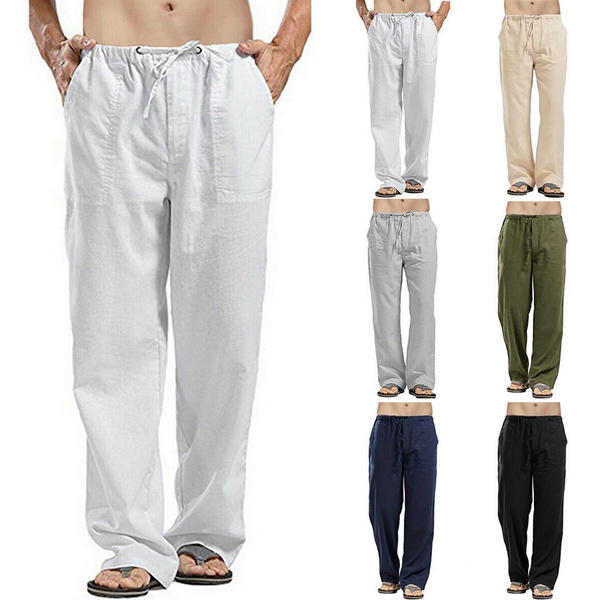 drawstring casual pants