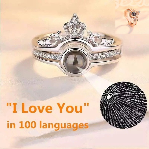 1000 languages i love you ring