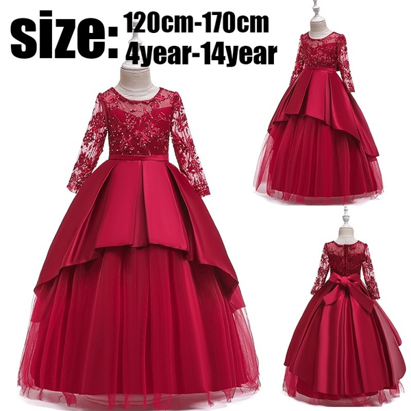 YWDJ 4-14 Years Party Party Dress for Girls Kids Middle-aged Kids Long Dress  Cosplay Masquerade Dress Blue 9-10 Years - Walmart.com