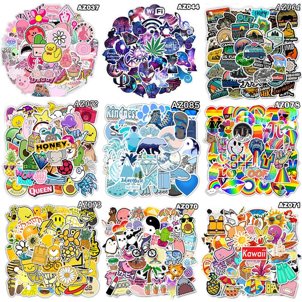 Style Cartoon Stickers Fashion Fun Waterproof Reusable Diy Room Decoration  Suitable For Mobile Phone Computer Shell Wall Skate Windows General Purpose  Teens Adults Durable Gift - Temu