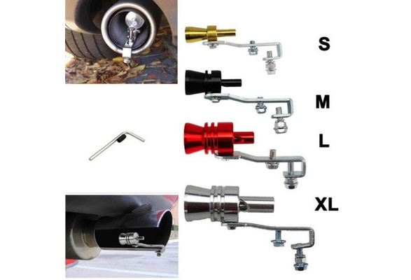 S-XL Whistle Exhaust Pipe Sounder Roar Car Auto Loud Sounds Like Turbo System aa 
