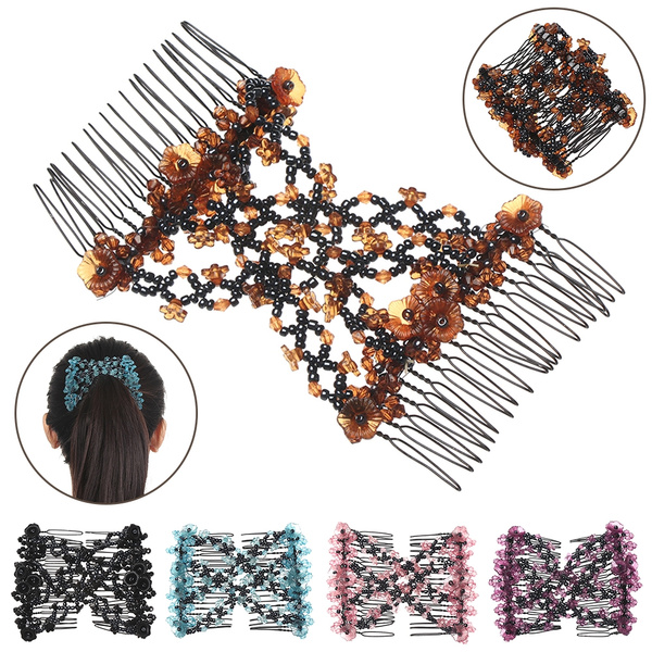 Fashion Styling Tool DIY Hair Accessories Magic Hair Comb Retro Headband Hair Style Hairpin Magic Hair Comb Bun Maker Beaded Hair Clip Double Comb Elastic Hairpin | Wish Fashion Styling Tool DIY Hair Accessories Magic Hair Comb Retro Headband Hair Style Hairpin Magic Hair Comb Bun Maker Beaded Hair Clip Double Comb Elastic Hairpin | Wish