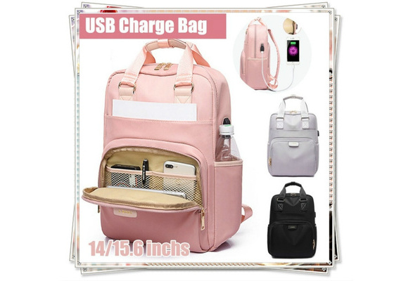 Fashion Women Anti-theft Bag Travel Waterproof Backpack Large Capacity  Business USB Charge Laptop Backpack Leisure Bag Laptop Bag Women Casual  Backpack | Wish
