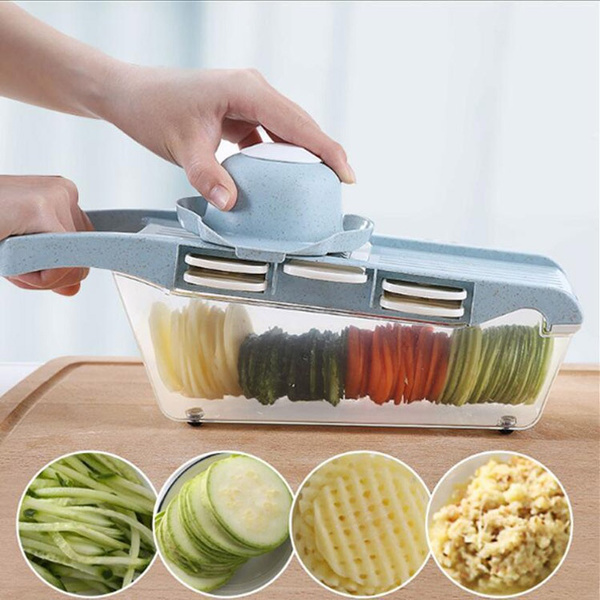 Vegetable Cutter with Steel Blade Mandoline Slicer Potato Peeler