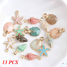 necklacescraft, conchshellpendant, diybracelet, starfish